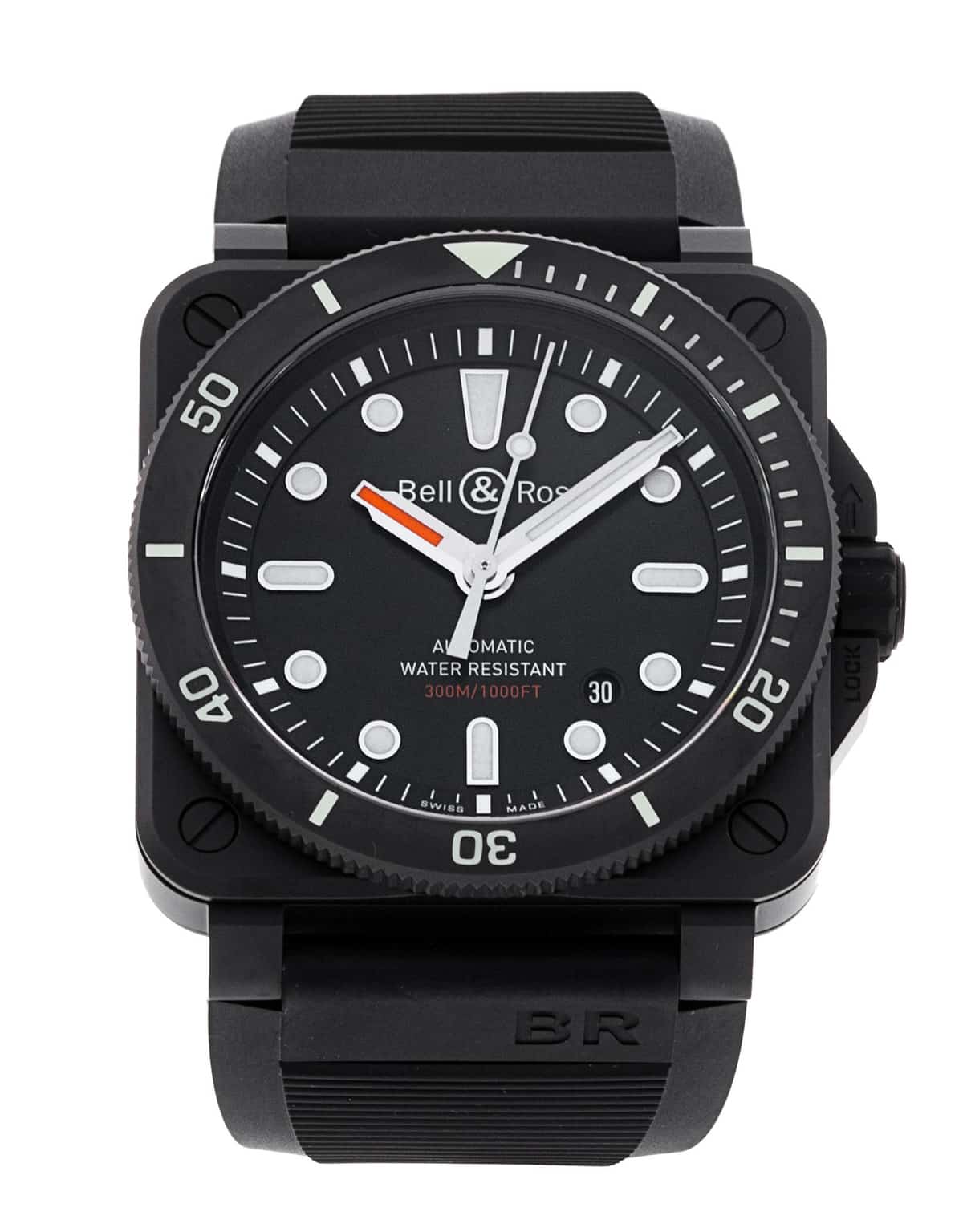 Bell and Ross BR03-92 BR0392-D-BL-CE/SRB